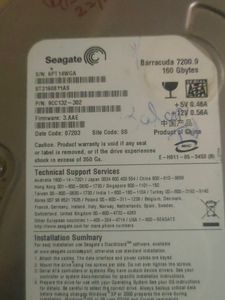 160 Gb Hard Disk