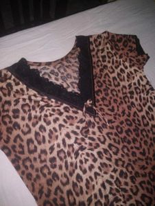Beautyful Night Dress In Hozri Fabric