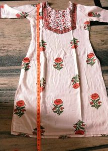 Floral Print Kurta and trouser nice look some time