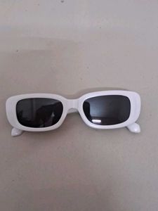 White Retro Sunglasses
