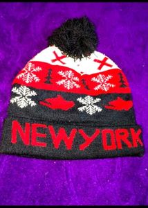 Combo Of 4 Woolen Caps for 6 to 8 year kids