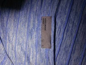 🎄Buy 1, Get 1 Free🎁L/XLStriped Blue T-Shirt