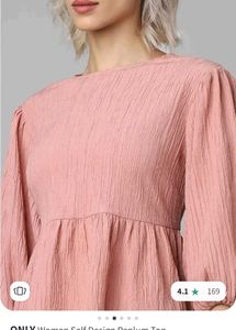 Balloon Sleeves Peplum Only top