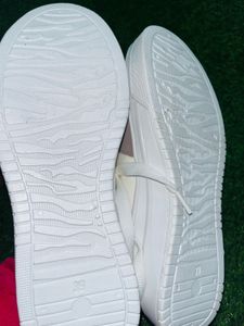 Stylish White &amp; Grey Sneakers