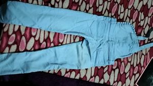 Cute Blue Denim Dungarees