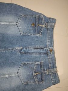 Denim Mini Skirt