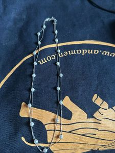 pearl necklace in 92.5 silver