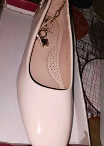 Ket Importa Beige Patent Mary Janes