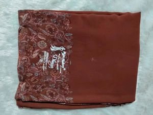 Elegant Brown Saree