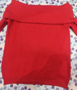 Off Shoulder Pullover