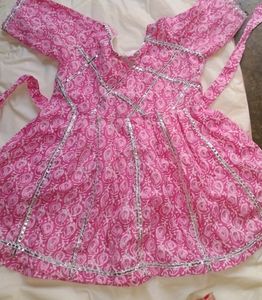 Pink Colour Sharara Suit
