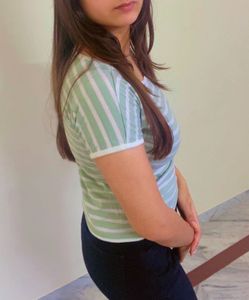 White Strips Top