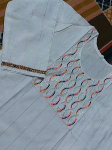 KURTI AND AFGHANI SALWAR WITH DUPΑΤΤΑ