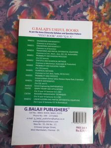 Engineering Mathematics -II Textbook