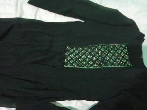Elegant Black Kurta