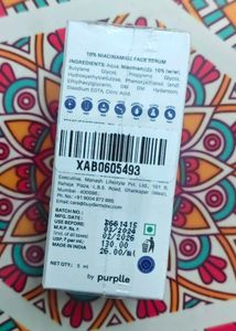 DERMDOC 10% Niacinamide Face Serum