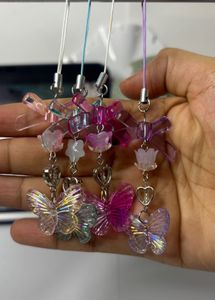 Beaded Phone Charm/ Hello Kitty