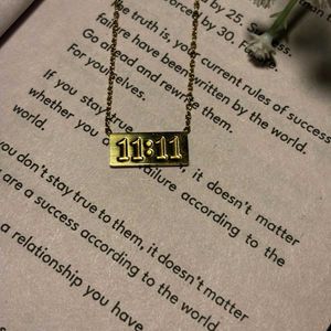 11:11 Gold Antiturnish Necklace