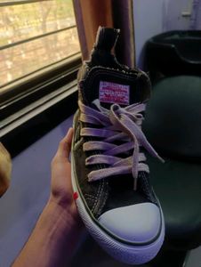 Levi&#39;s High-Top Black Canvas Sneaker- Negotiable‼️