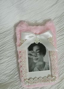 Pink Plush Photo Frame
