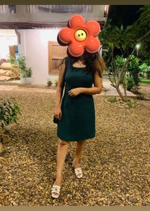 Emerald Green Sleeveless Dress