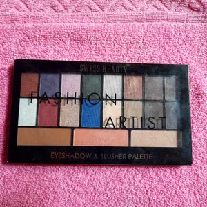 Swiss Beauty Eyeshadow & Blusher Palette
