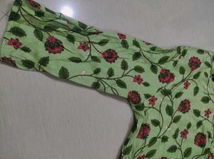 Floral Leafy Printed Kurti