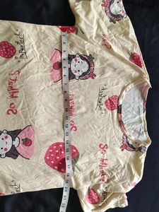 Cute Cartoon Print Tee - 40