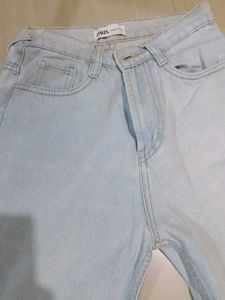 Light Wash Wide Leg Jeans