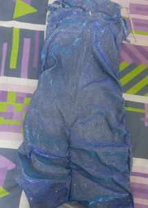 ruched bodycon shimmer dress