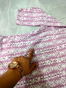Pink, Very Comfortable Kurta