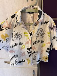 Printed Crop Top - Casual Style