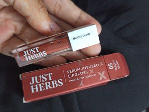 Just - Herbs Lipgloss - Peachy Glow