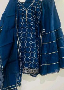 Sharara Blue Kurta Set 2 time wear