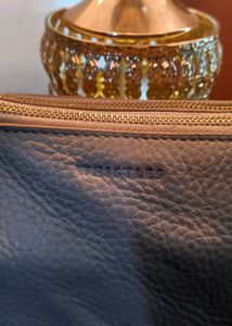 BiBi Taupe Leather Crossbody