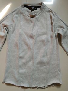 Grey Top For Casual Or Formal Wear