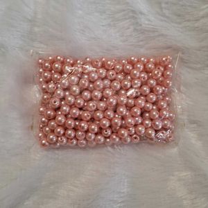 BABY PINK PEARL GLASS BEADS