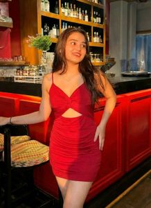 Red Cutout Bodycon Dress