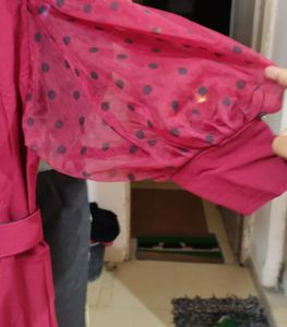 Red One Piece Full Length Dress