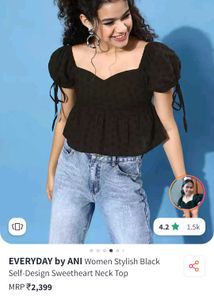 Sweetheart Neck Top