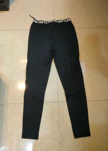 Shein Print Black Joggers