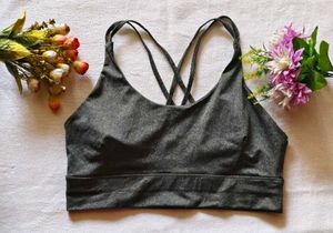 Stylish Gray Workout Top