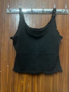 Black Crop Top