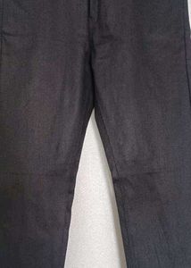 Black Contrast Stitch Jeans