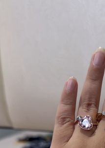 Giva Heart Gold Plated Silver Ring