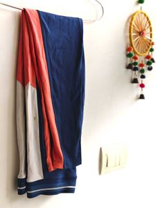 Embroidered Short Kurta &amp;Yoga Tights