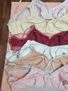 40 Size, 6 Full Coverage Bras + Free 🎁