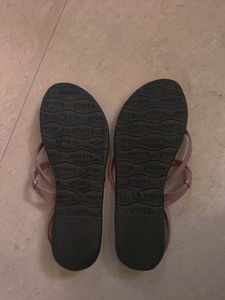 Elegant Black &amp; Pink Sandals