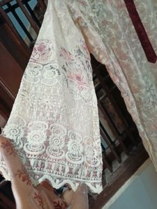 Floral Lace Kameez