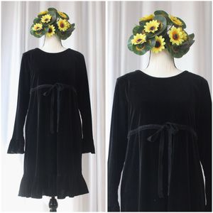 Korean Velvet Dress